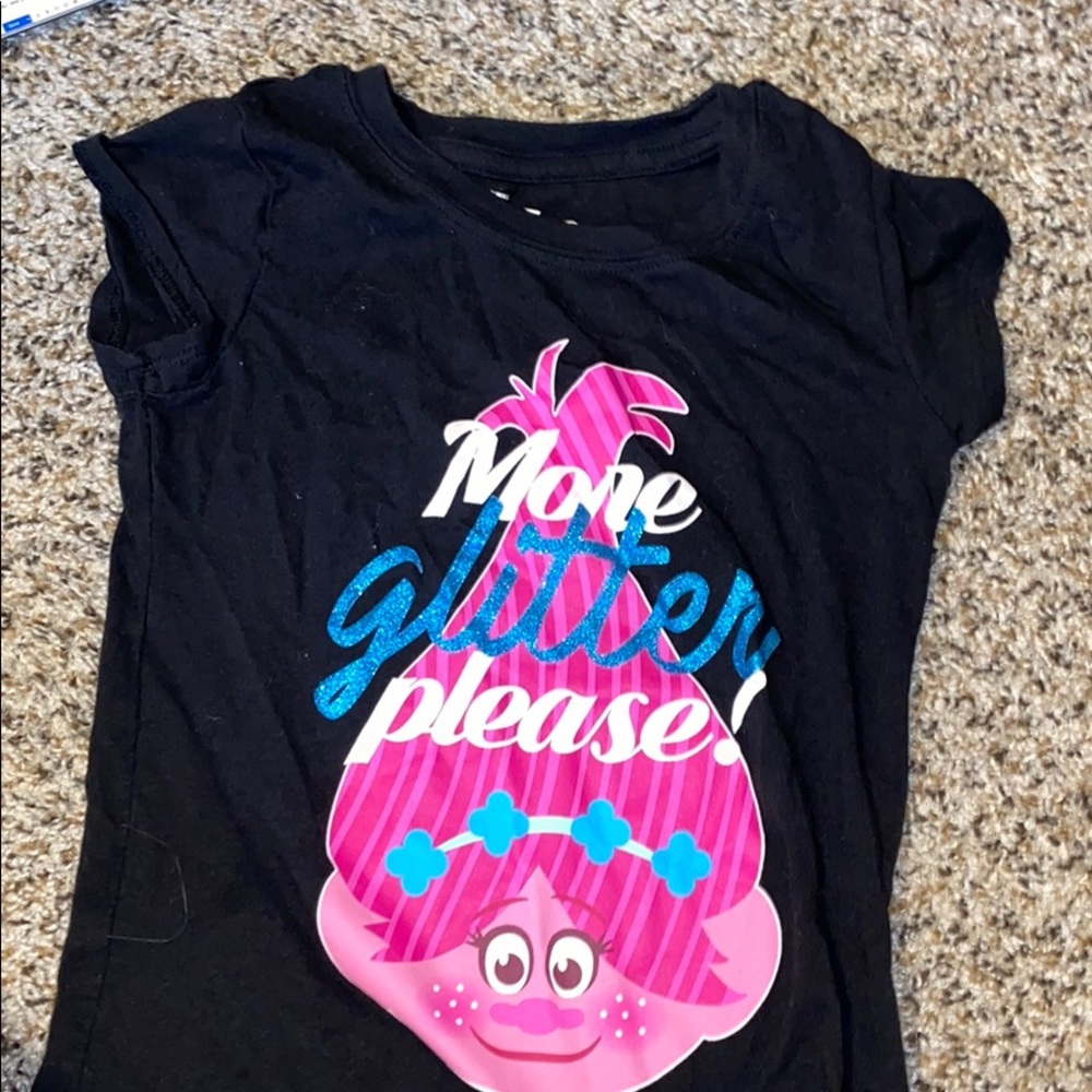 Trolls More Glitter Please Tee